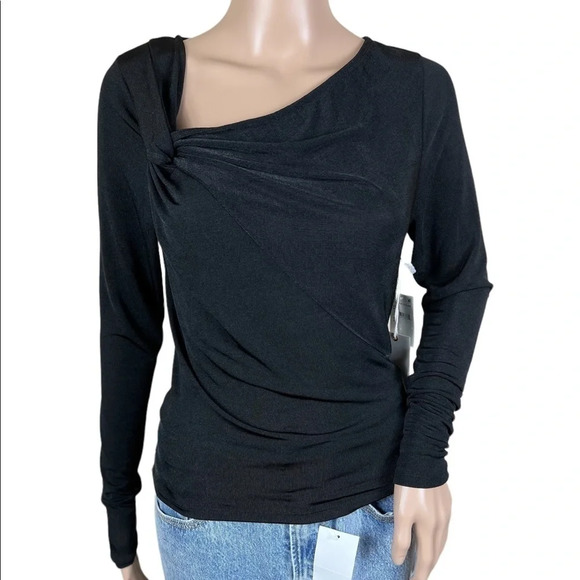 NWT Good American Asym Neck Top - Picture 1 of 8